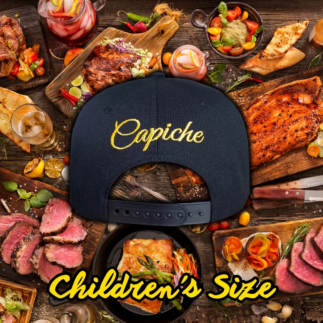 Holiday Feast Snapback Child Size - Black/Gold Glitter - Image 17