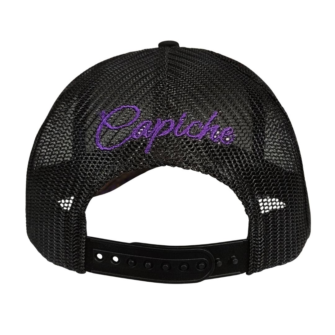 Hydra Trucker Cap - Black/Purple - Image 10