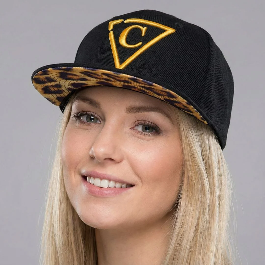 Leopard Snapback - Black - Image 12
