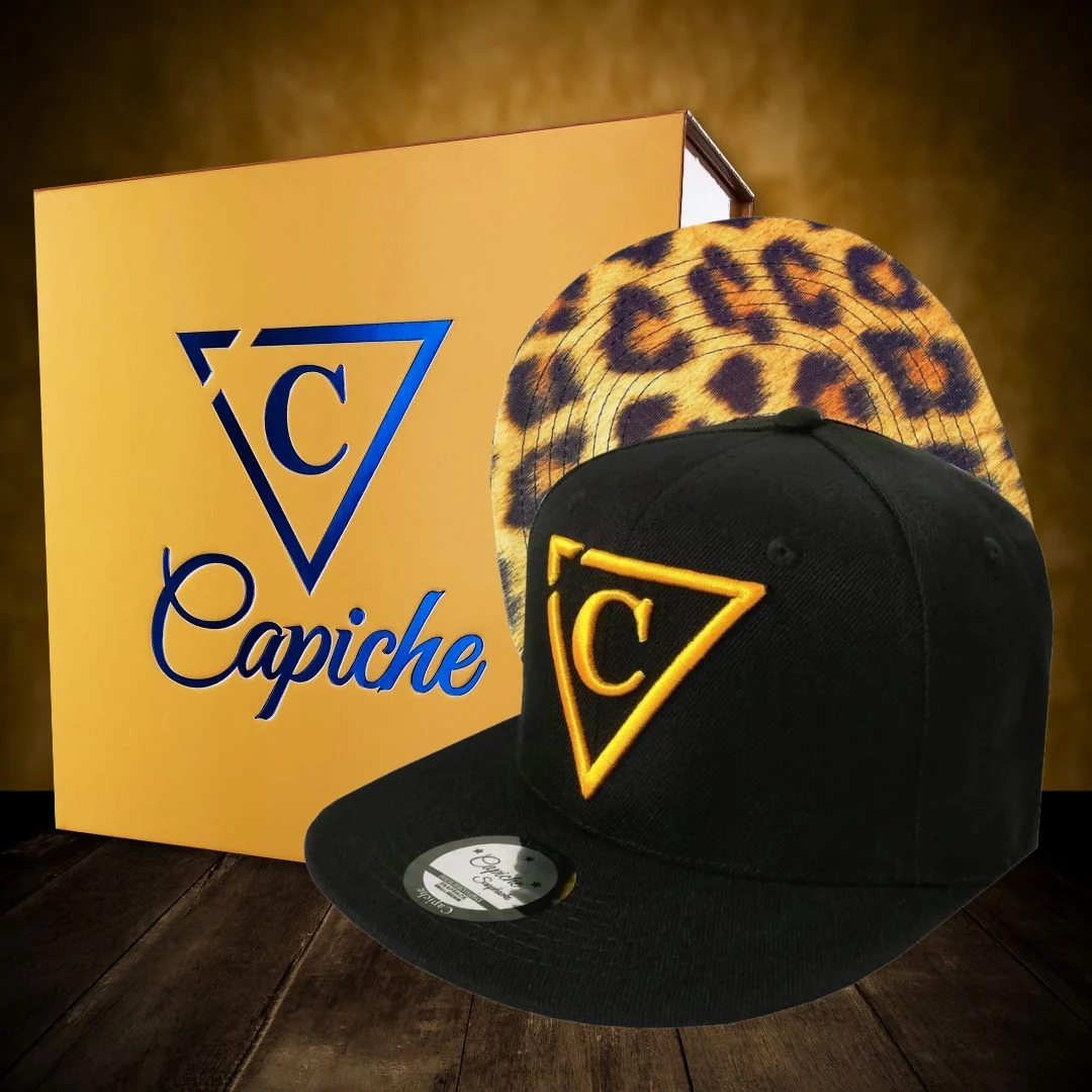 Leopard Snapback - Black - Image 5
