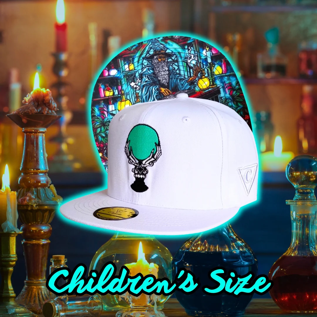 Lost Wizard Snapback Child Size - White - Image 11