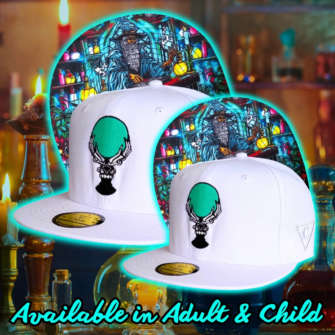 Lost Wizard Snapback Child Size - White - Image 13