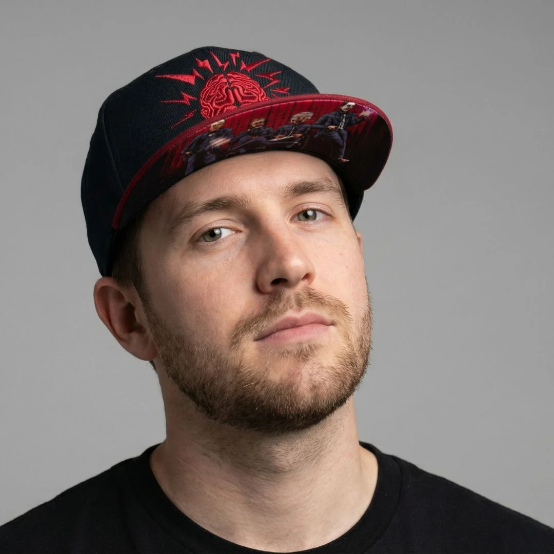 Masterminds Snapback - Black/Dark Red - Image 7
