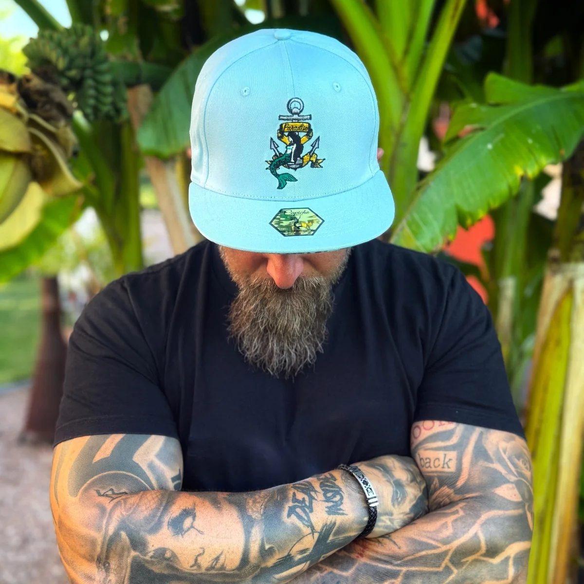 Mermaid Paradise Snapback - Pastel Blue - Image 4