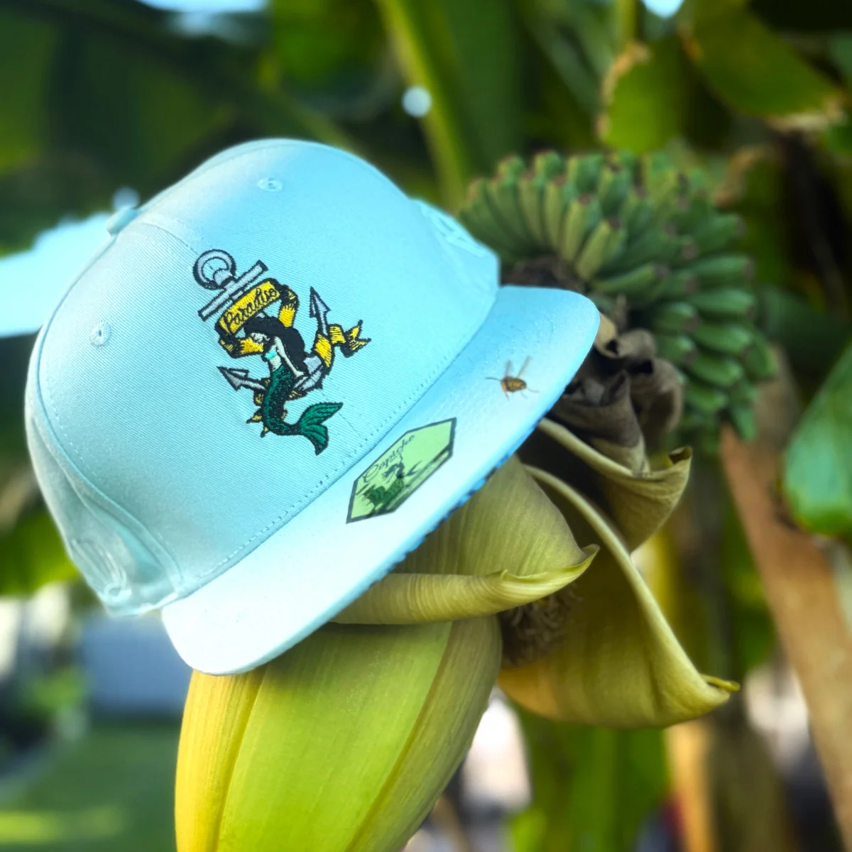 Mermaid Paradise Snapback - Pastel Blue - Image 8