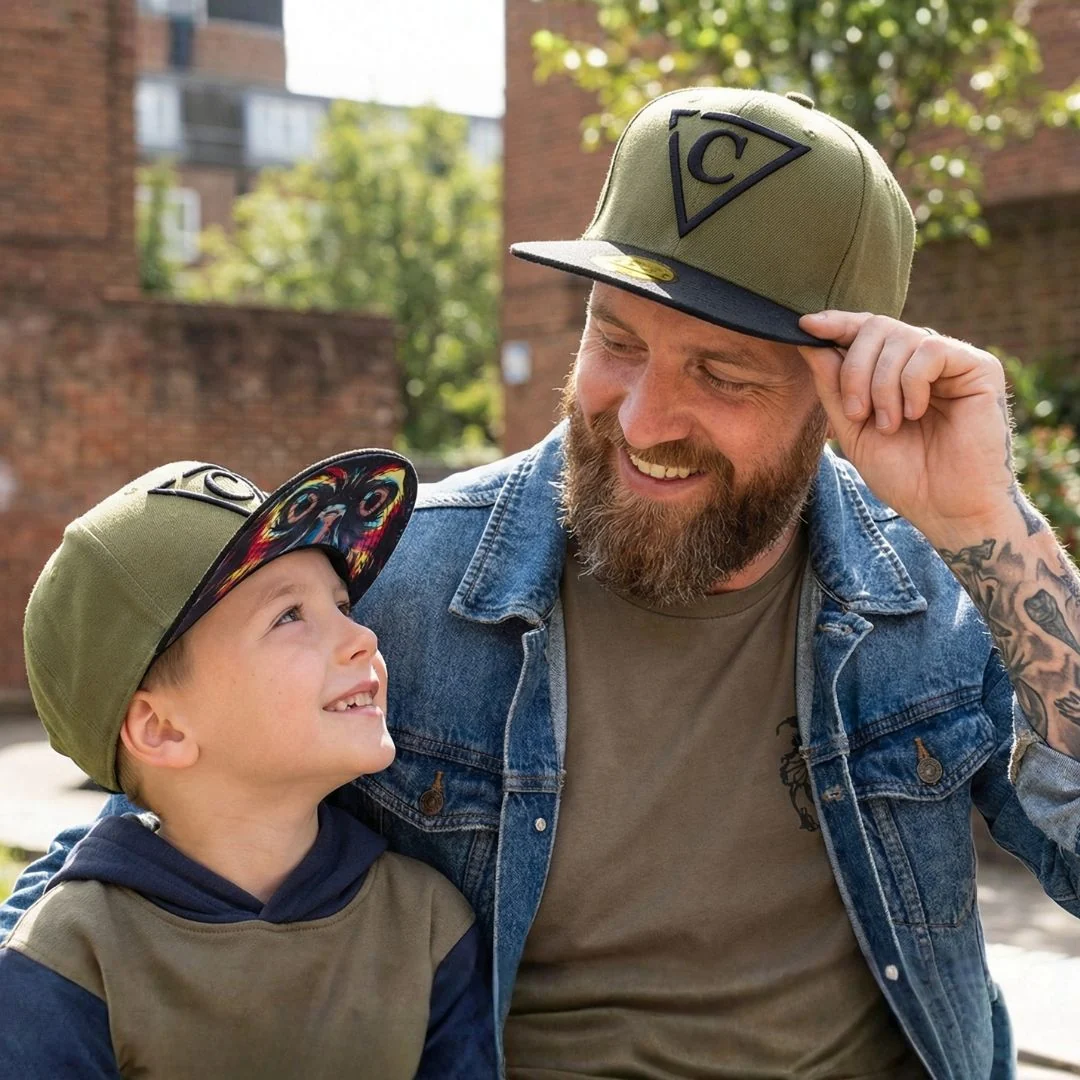 Mighty Eagle Snapback Child Size - Green/Black - Image 4