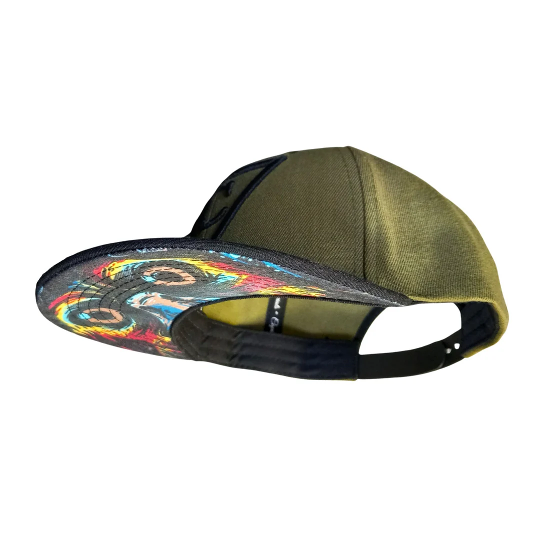 Mighty Eagle Snapback Child Size - Green/Black - Image 7