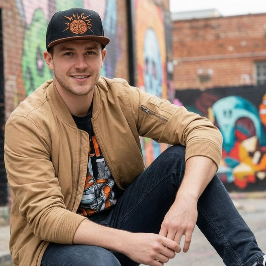 Nobel Snapback - Black/Brown - Image 4