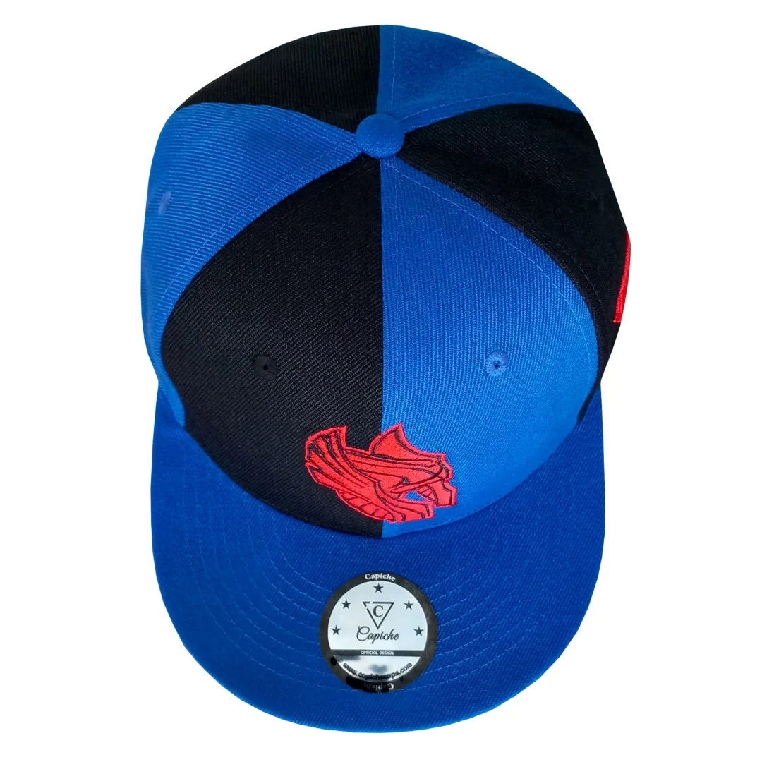 Odin Snapback - 50/50 Black/Blue - Image 16