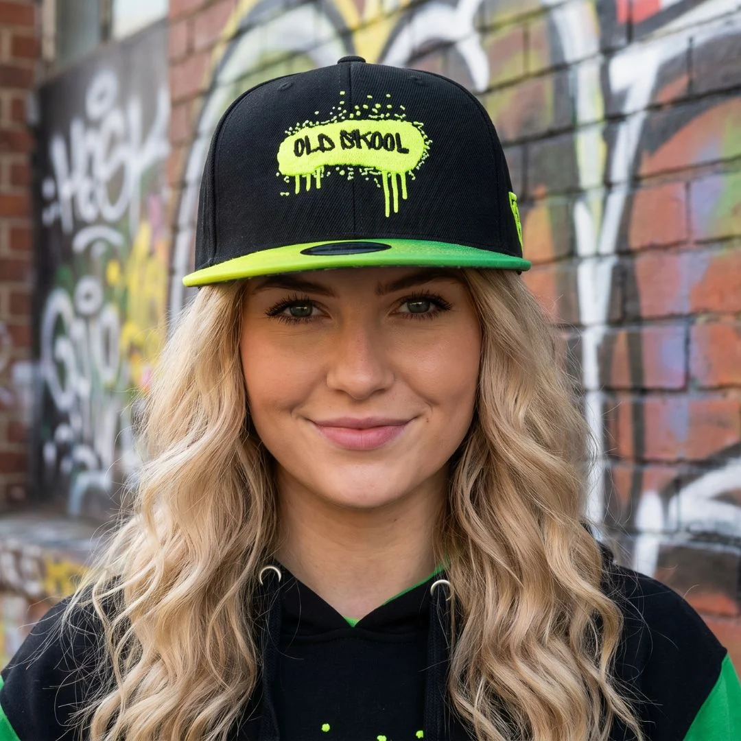Old Skool Snapback - Black/Green Ombre - Image 5