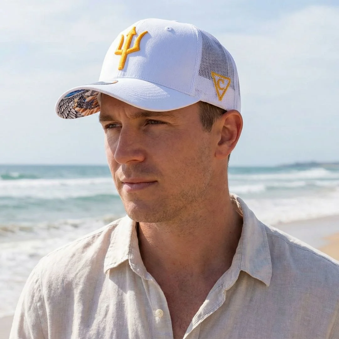 Pegasus Trucker Cap - White - Image 3