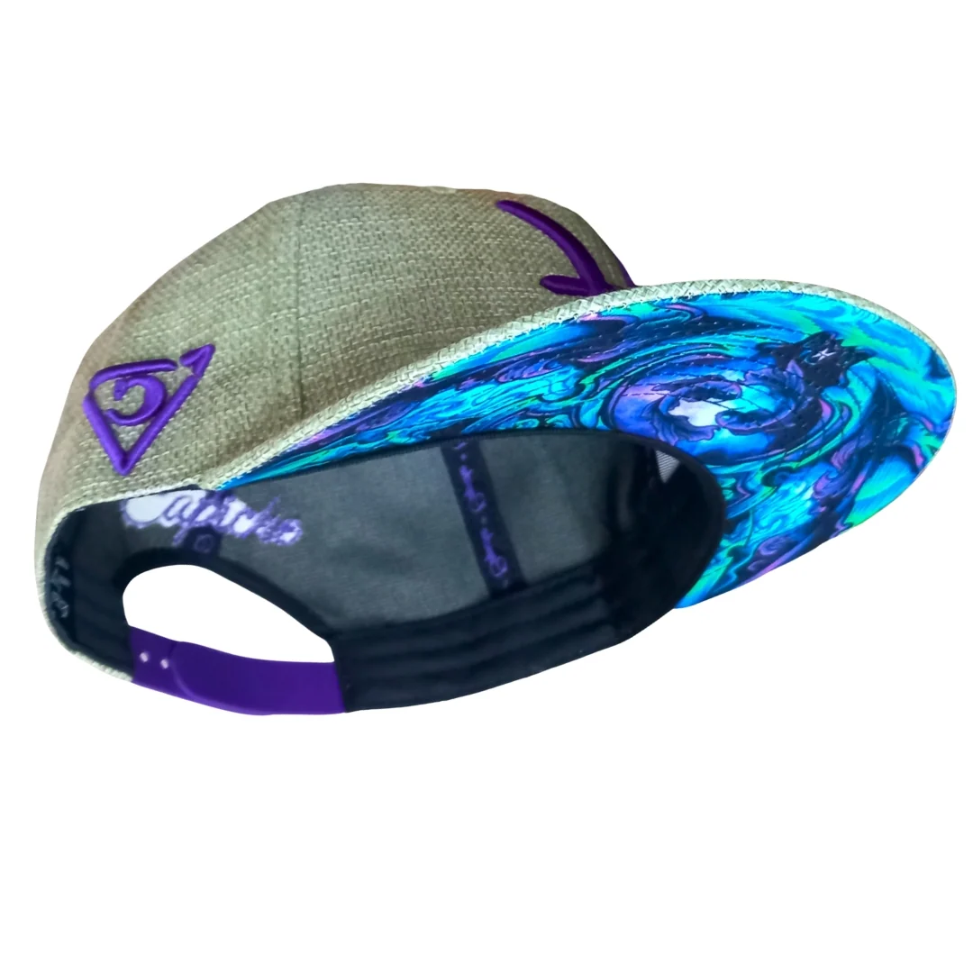 Pisces Snapback - Pale Green Thick Cotton - Image 18