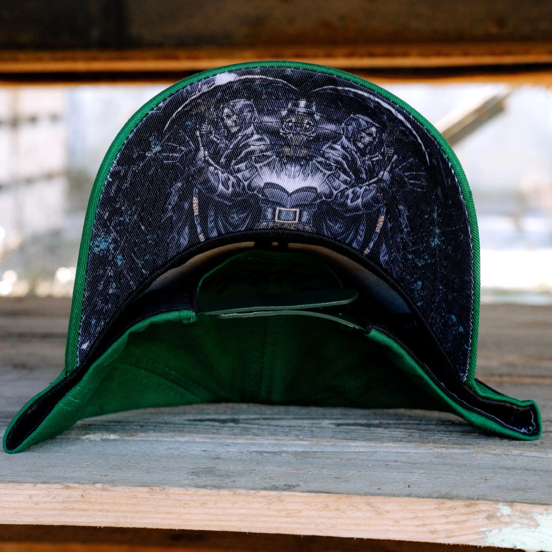 LIMITED EDITION Plague Doctor Curved Cap - Green - Image 3