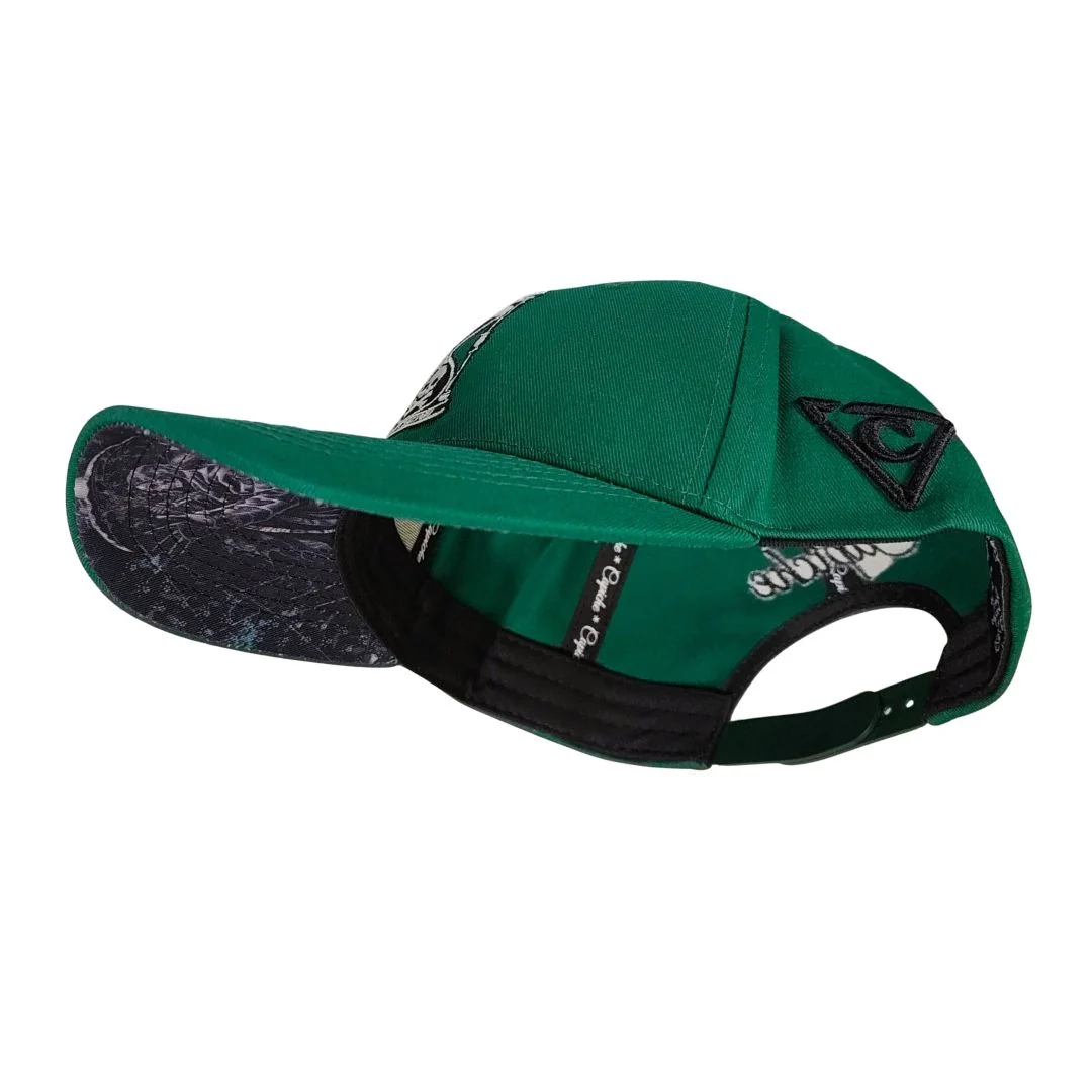 LIMITED EDITION Plague Doctor Curved Cap - Green - Image 9