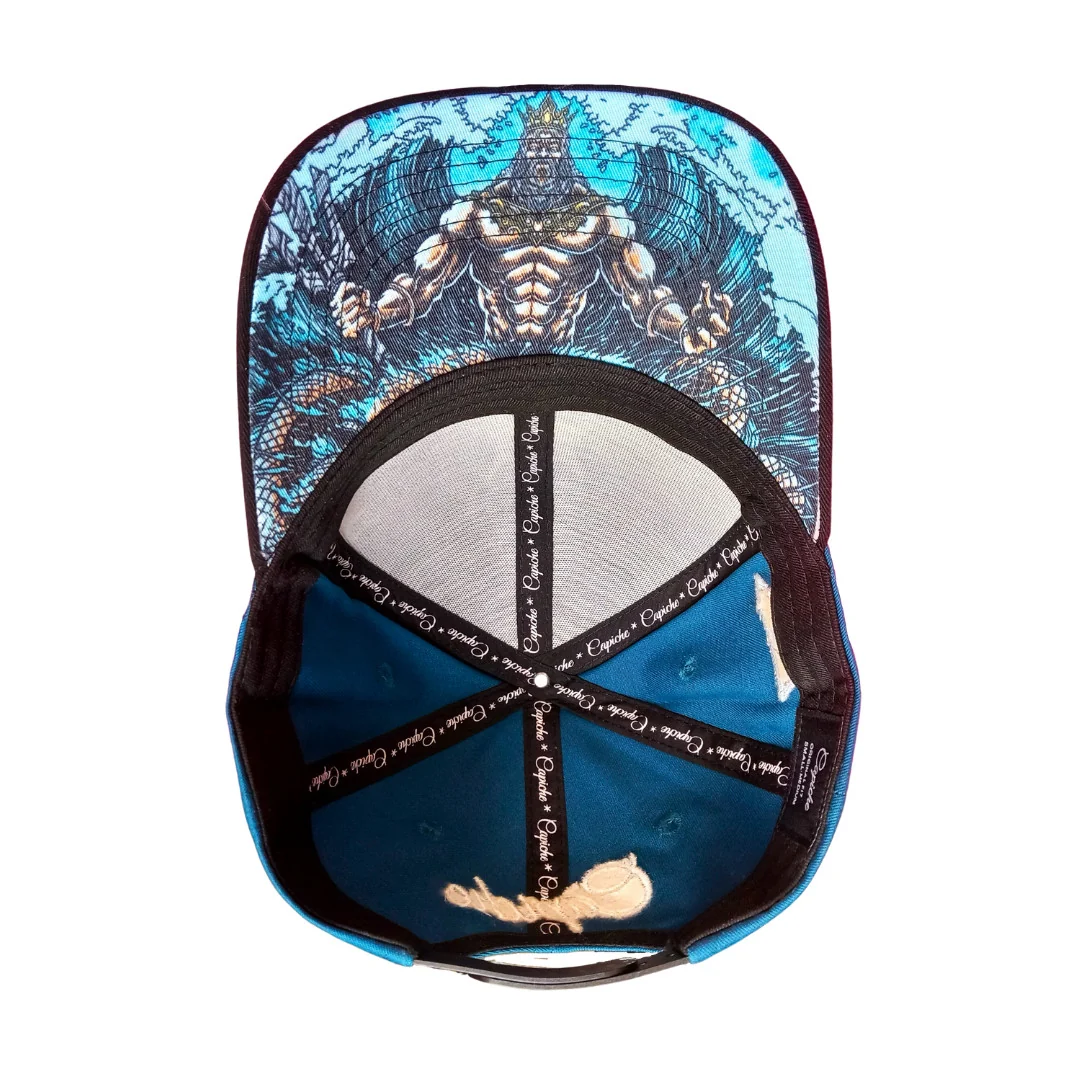 Poseidon Curved Cap Child Size - Black/Blue - Image 6