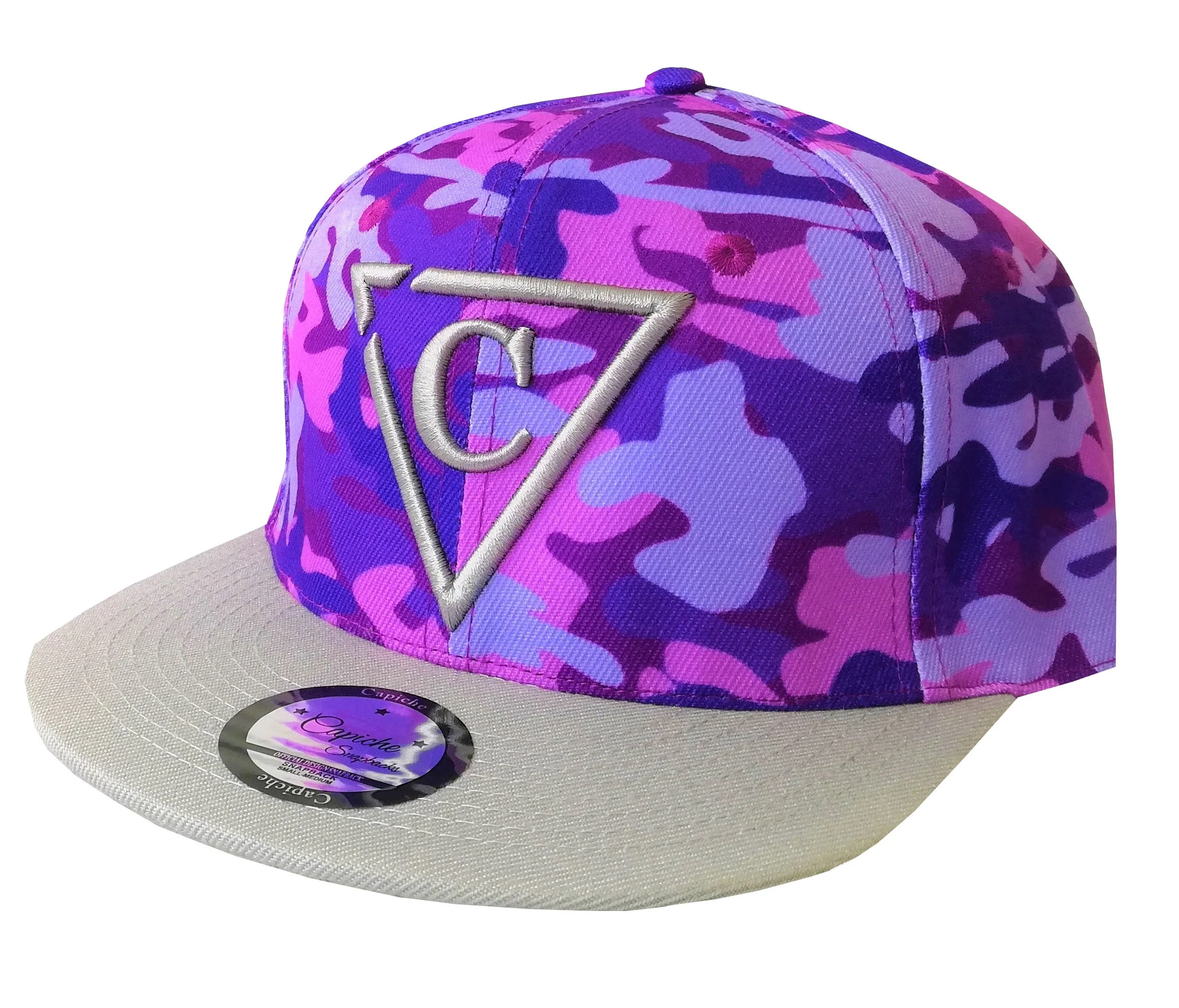 Purple Camo Snapback
