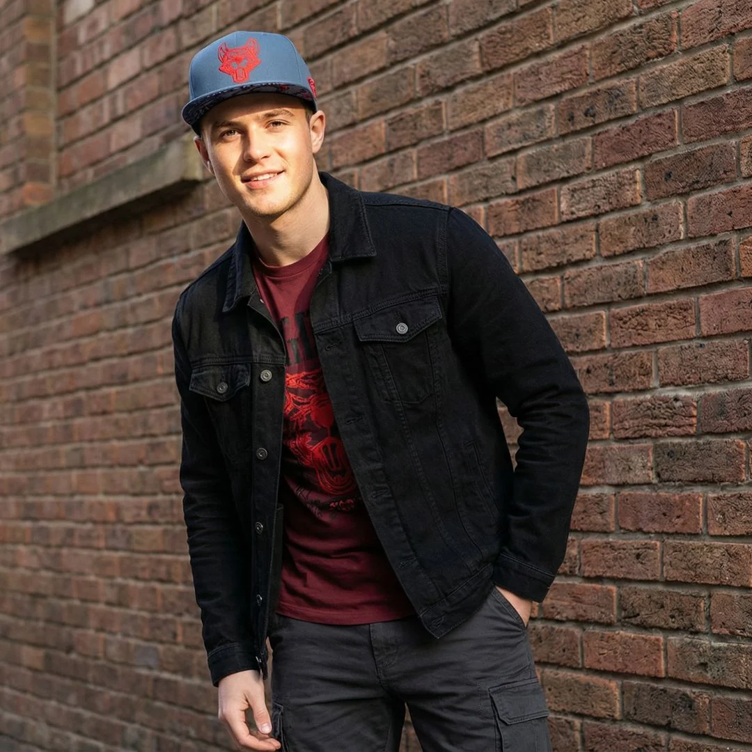 Rats Snapback - Grey/Red - Image 2