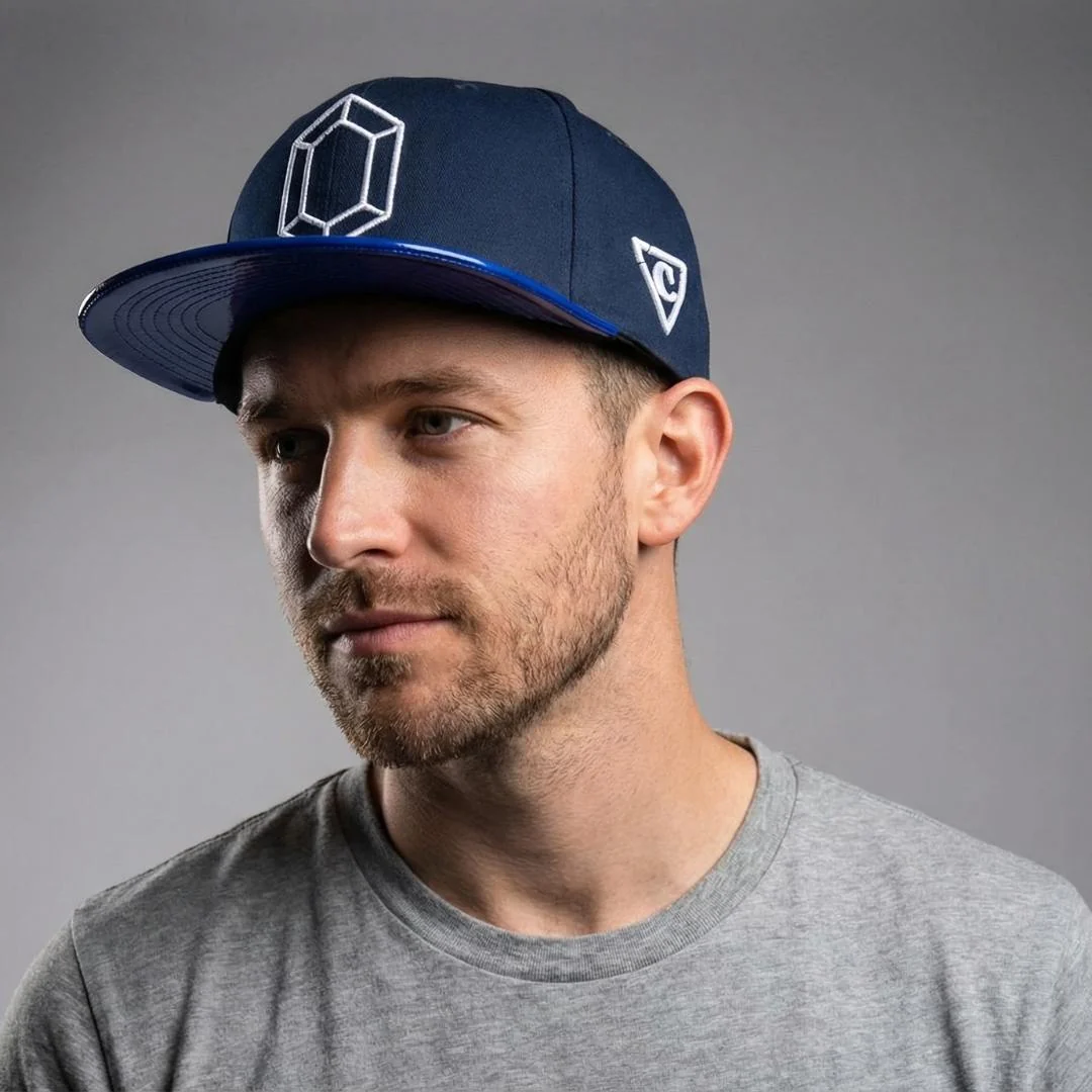 Sapphire Snapback - Blue Holographic Brim - Image 3
