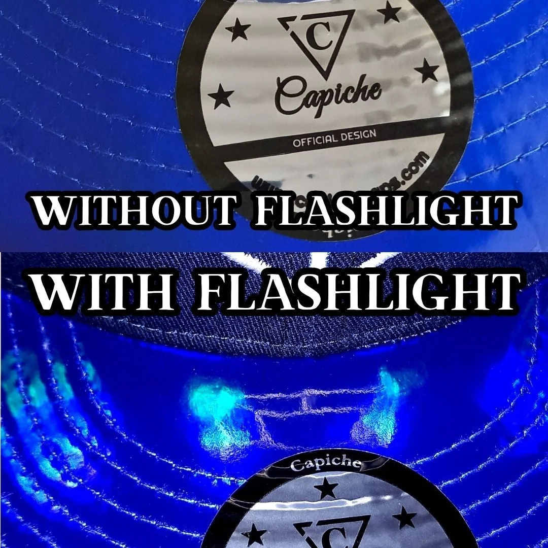 Sapphire Snapback - Blue Holographic Brim - Image 4