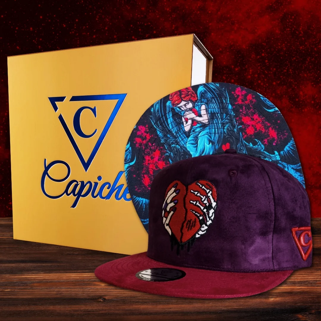 Savior Snapback - Dark Purple/Dark Red Suede - Image 3