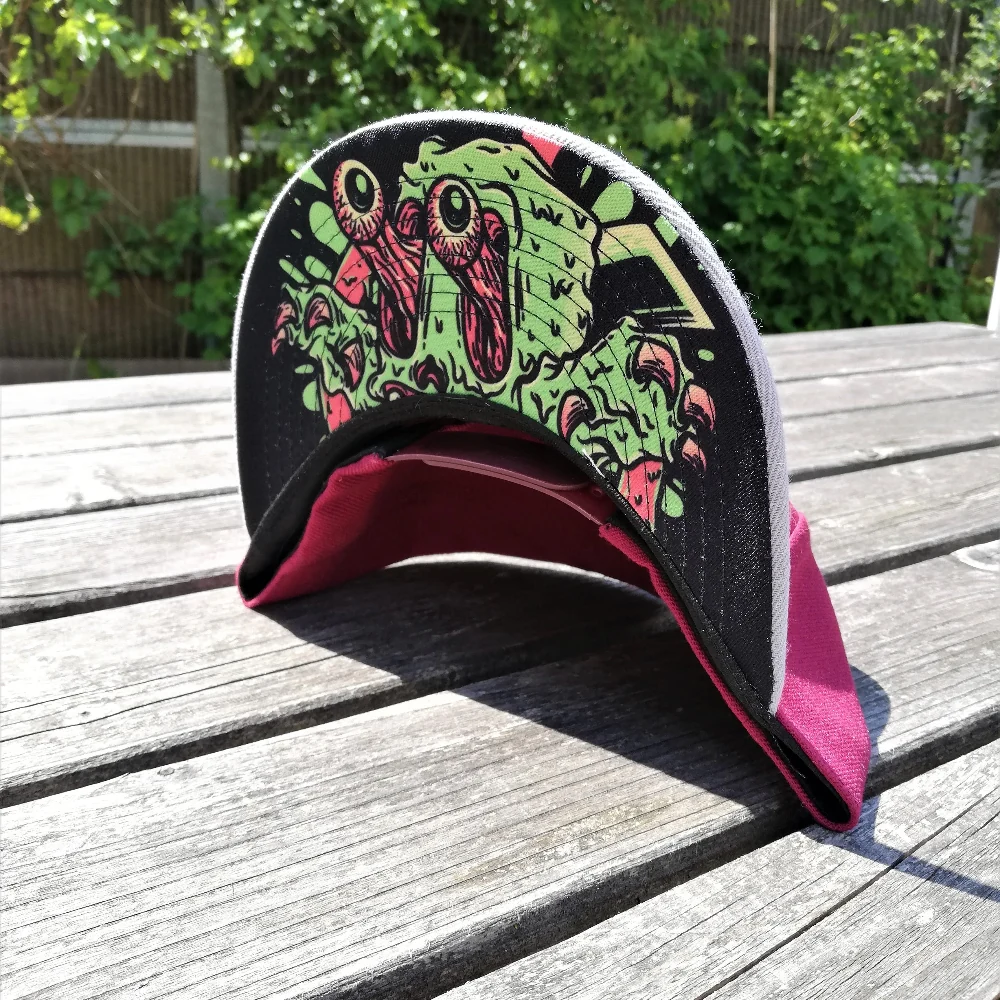 Slimeyes Snapback - Red/Grey - Image 12