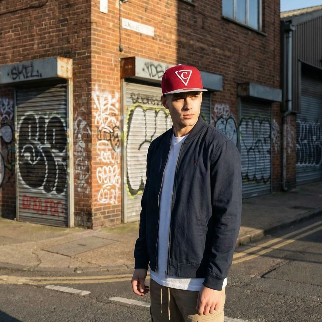 Slimeyes Snapback - Red/Grey - Image 4