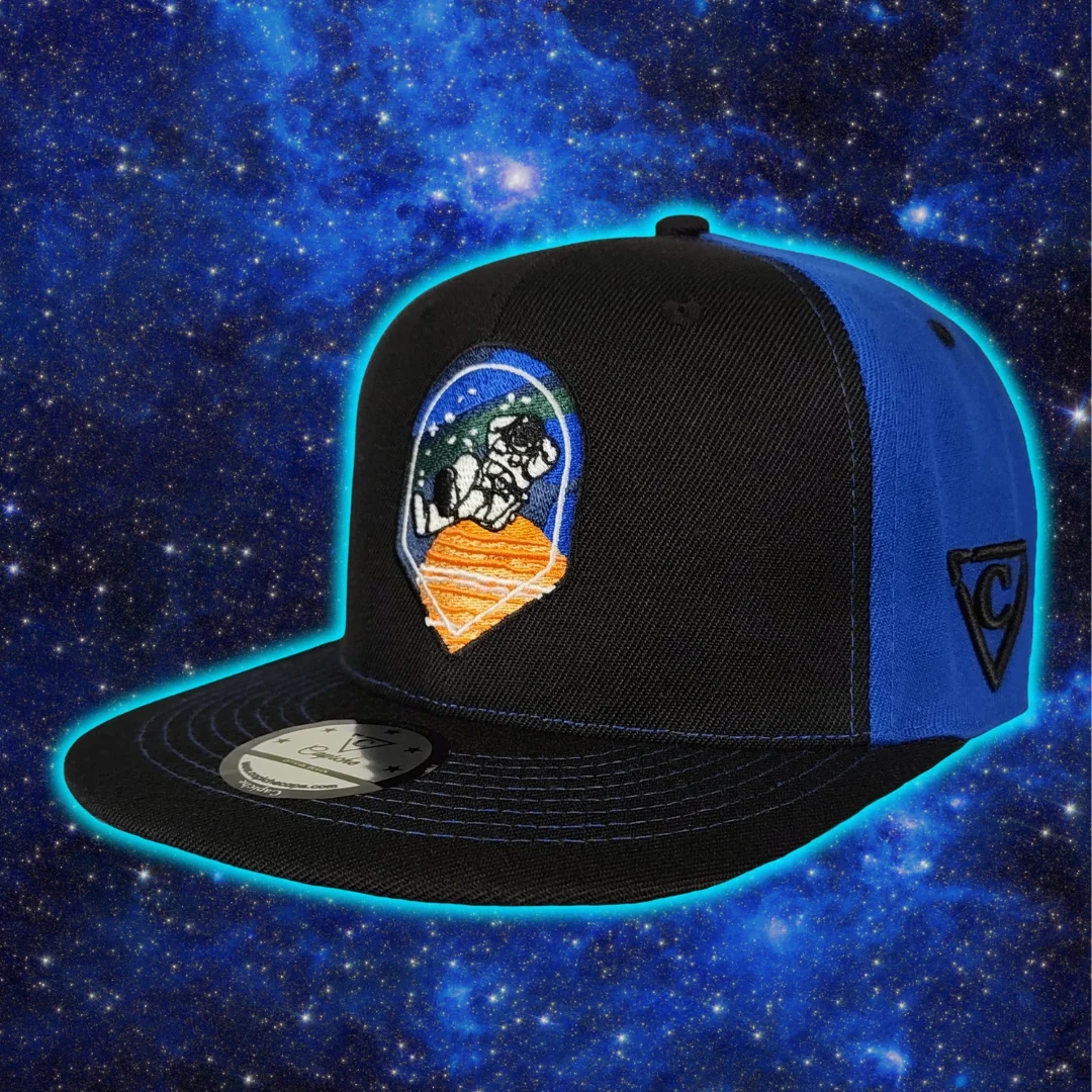 Space Surfing Snapback - Black/Blue - Image 11