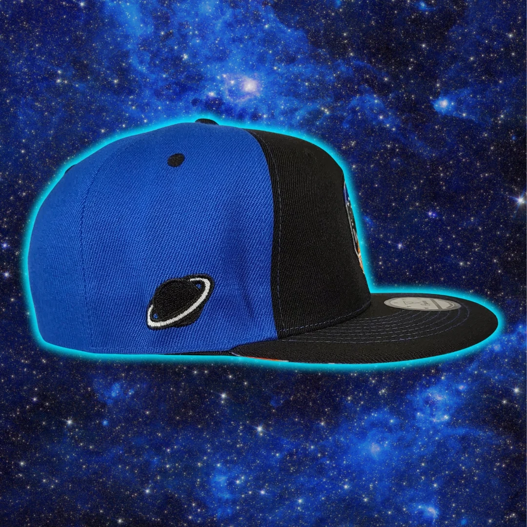 Space Surfing Snapback - Black/Blue - Image 9