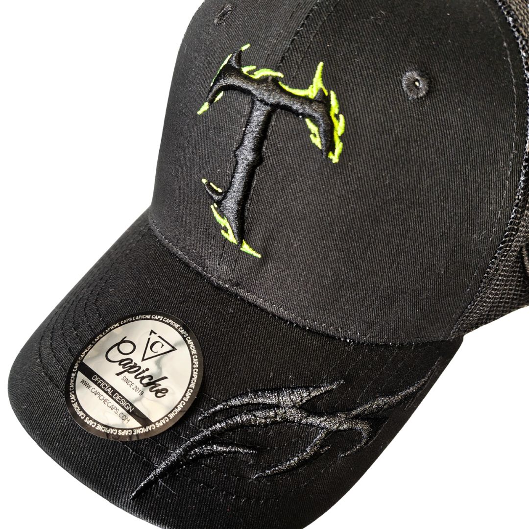 Tattooed Trucker Cap - Black - Image 11