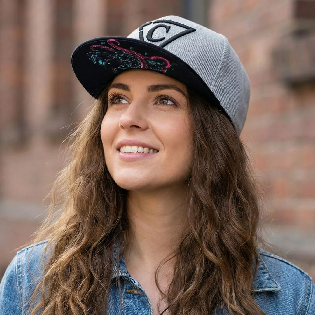 Tentacle Astronaut Snapback - Grey/Black - Image 3