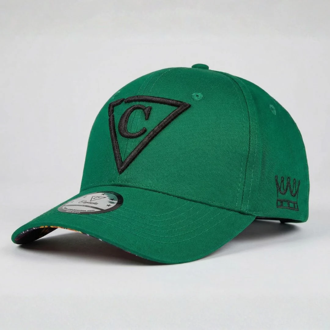 The Tiger Curved Baseball Cap - Green - Image 5