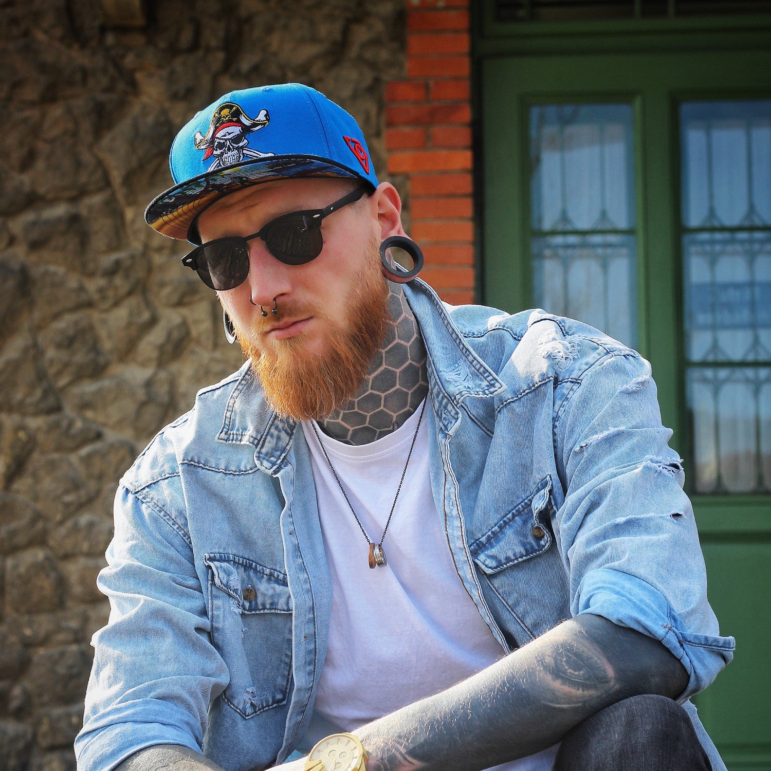 Treasure Hunting Snapback - Blue/Black - Image 12