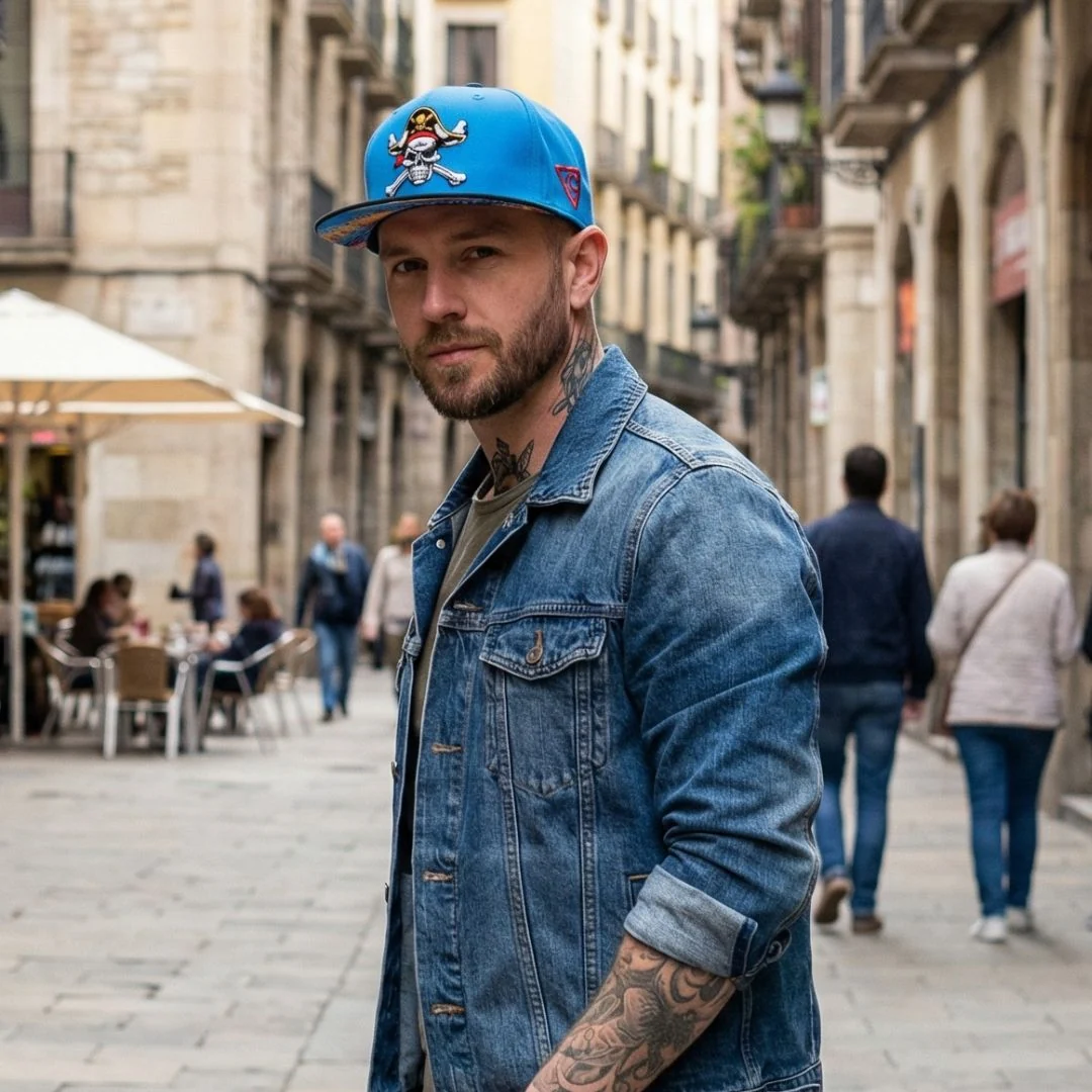 Treasure Hunting Snapback - Blue/Black - Image 7
