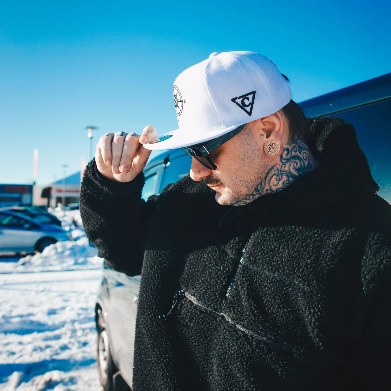Treasure Map Snapback - White - Image 6