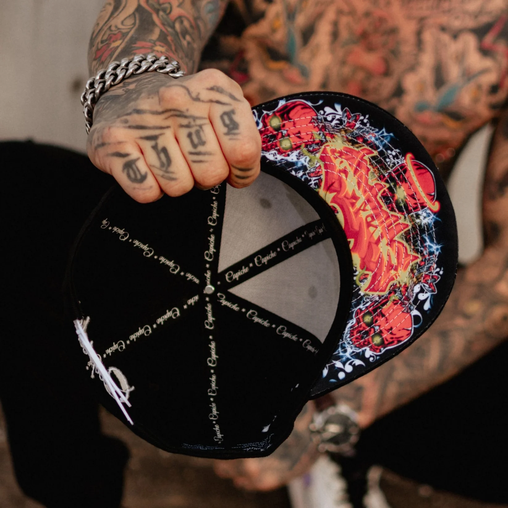 Urban Halo Snapback - Black/White - Image 3
