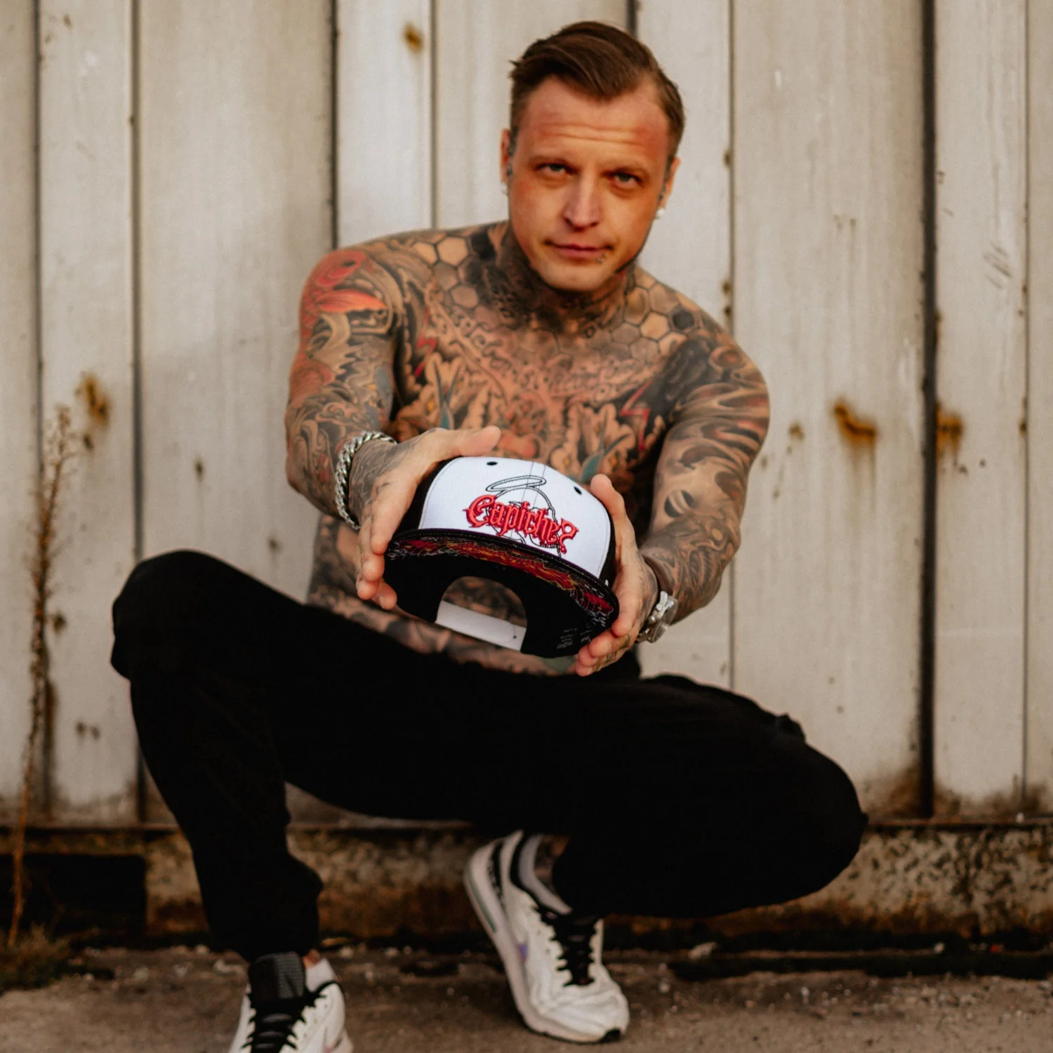 Urban Halo Snapback - Black/White - Image 4