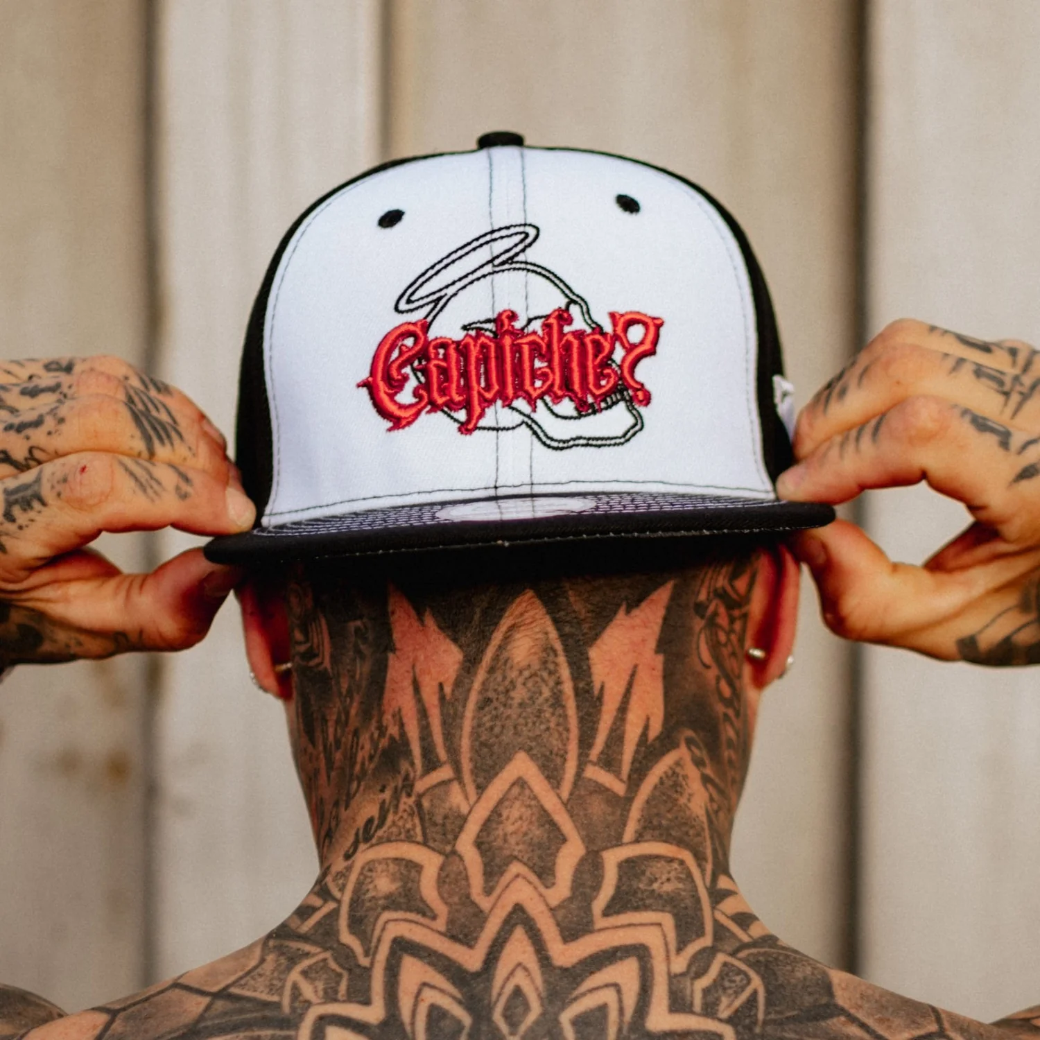 Urban Halo Snapback - Black/White - Image 5