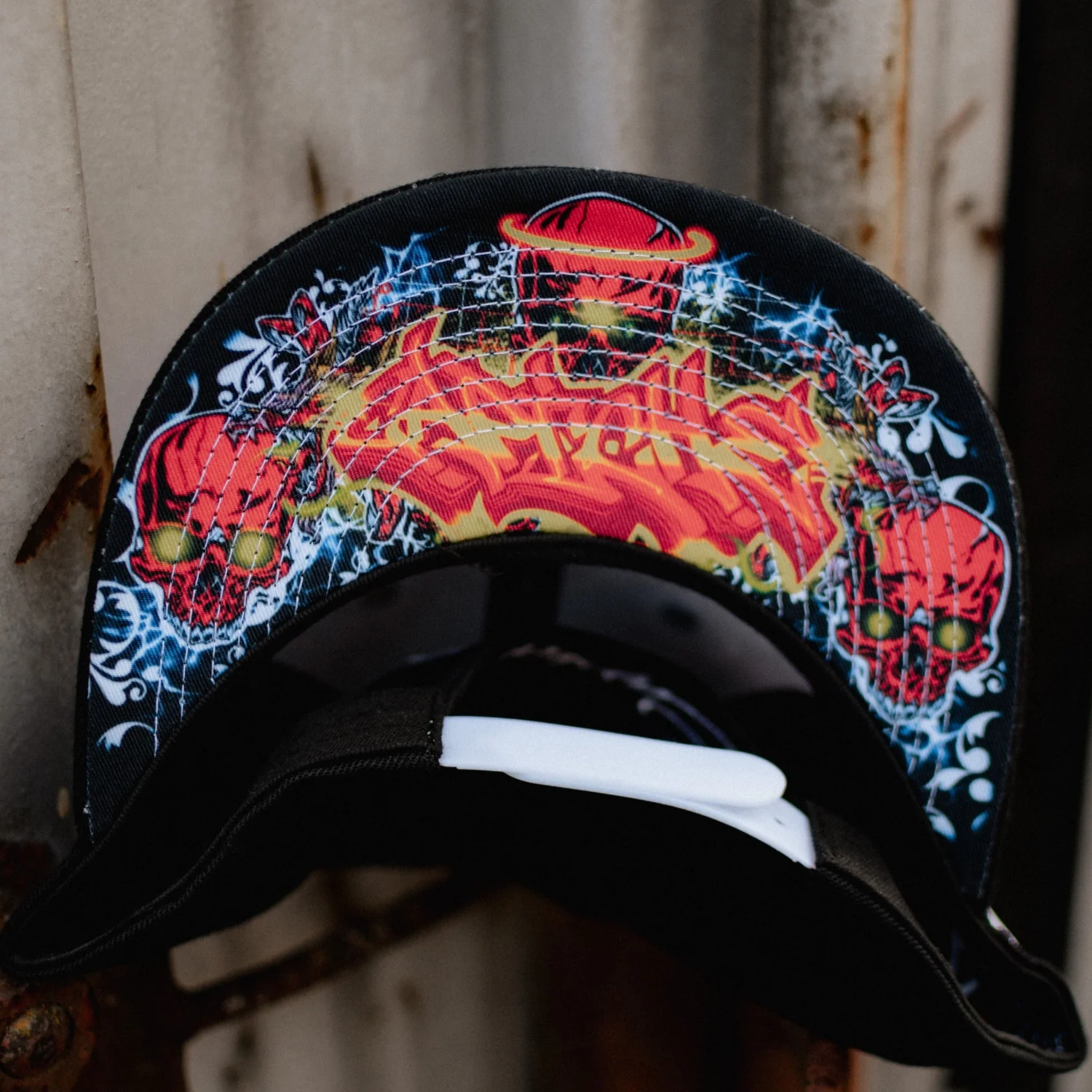 Urban Halo Snapback - Black/White - Image 6