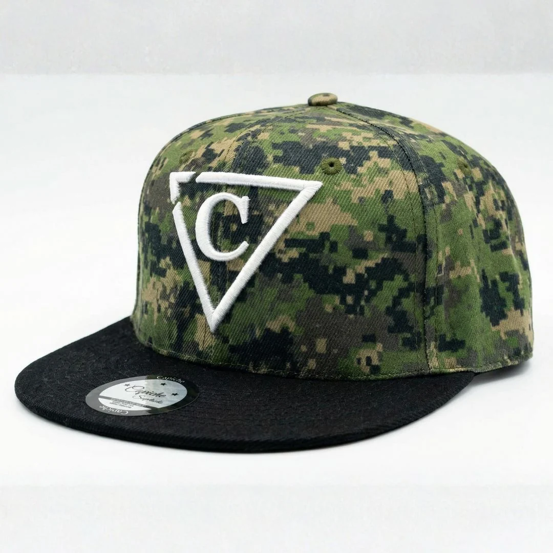 USA Pixel Snapback - Green/Black - Image 5