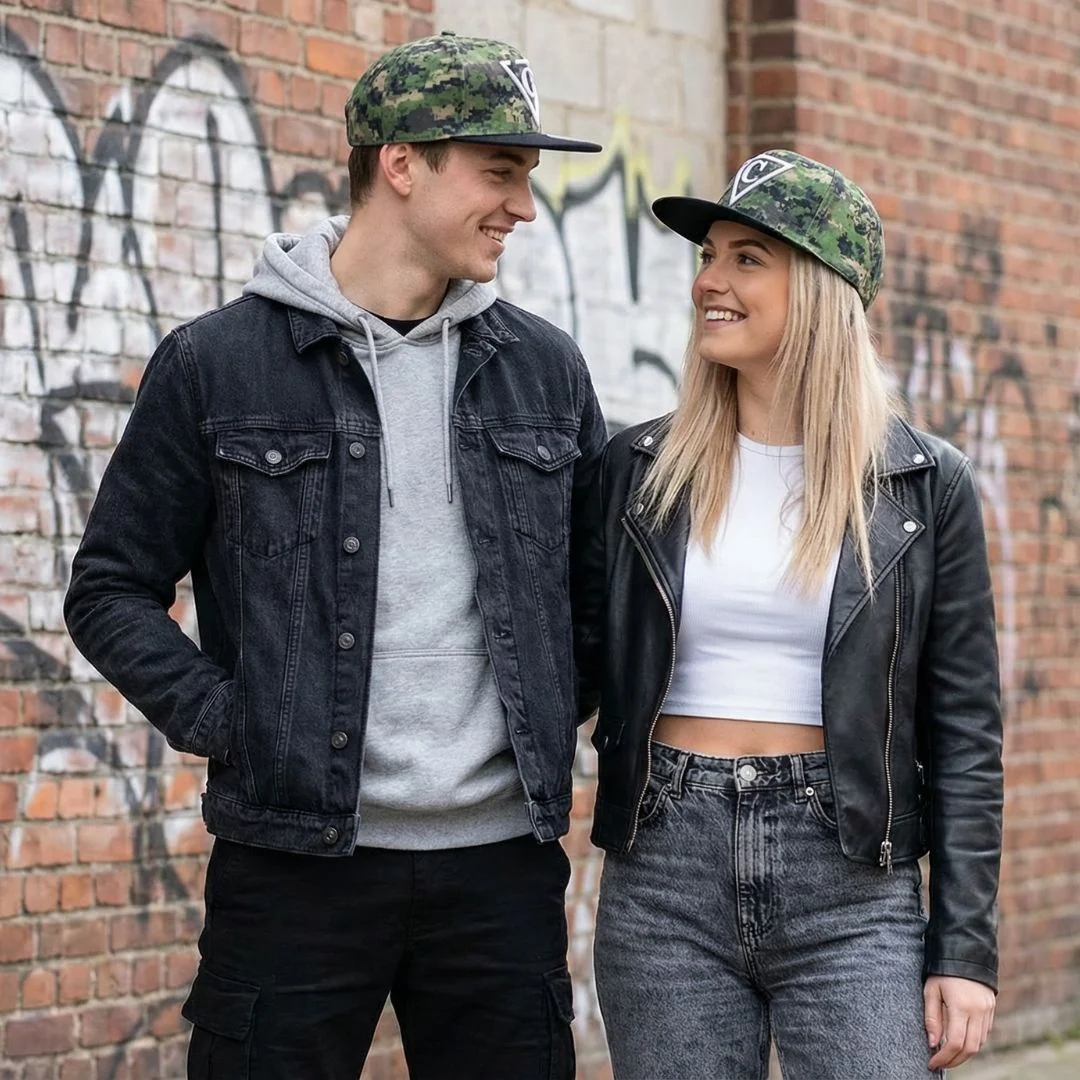 USA Pixel Snapback - Green/Black - Image 6