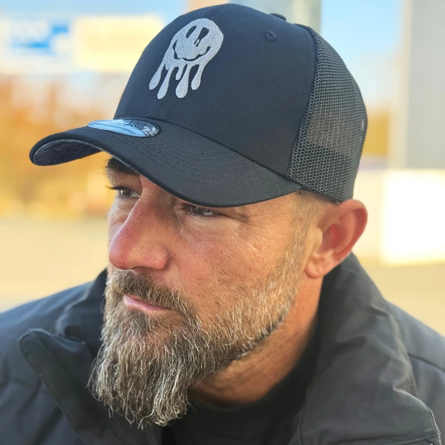 Wall Drawing Trucker Cap - Black - Image 2