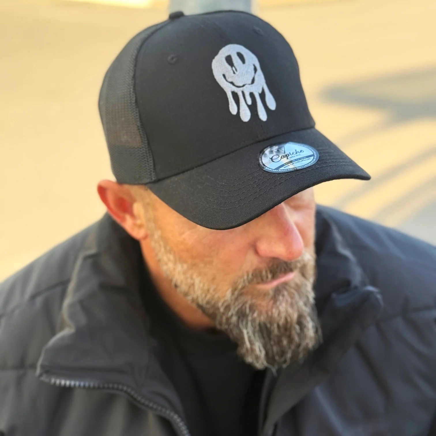 Wall Drawing Trucker Cap - Black - Image 5