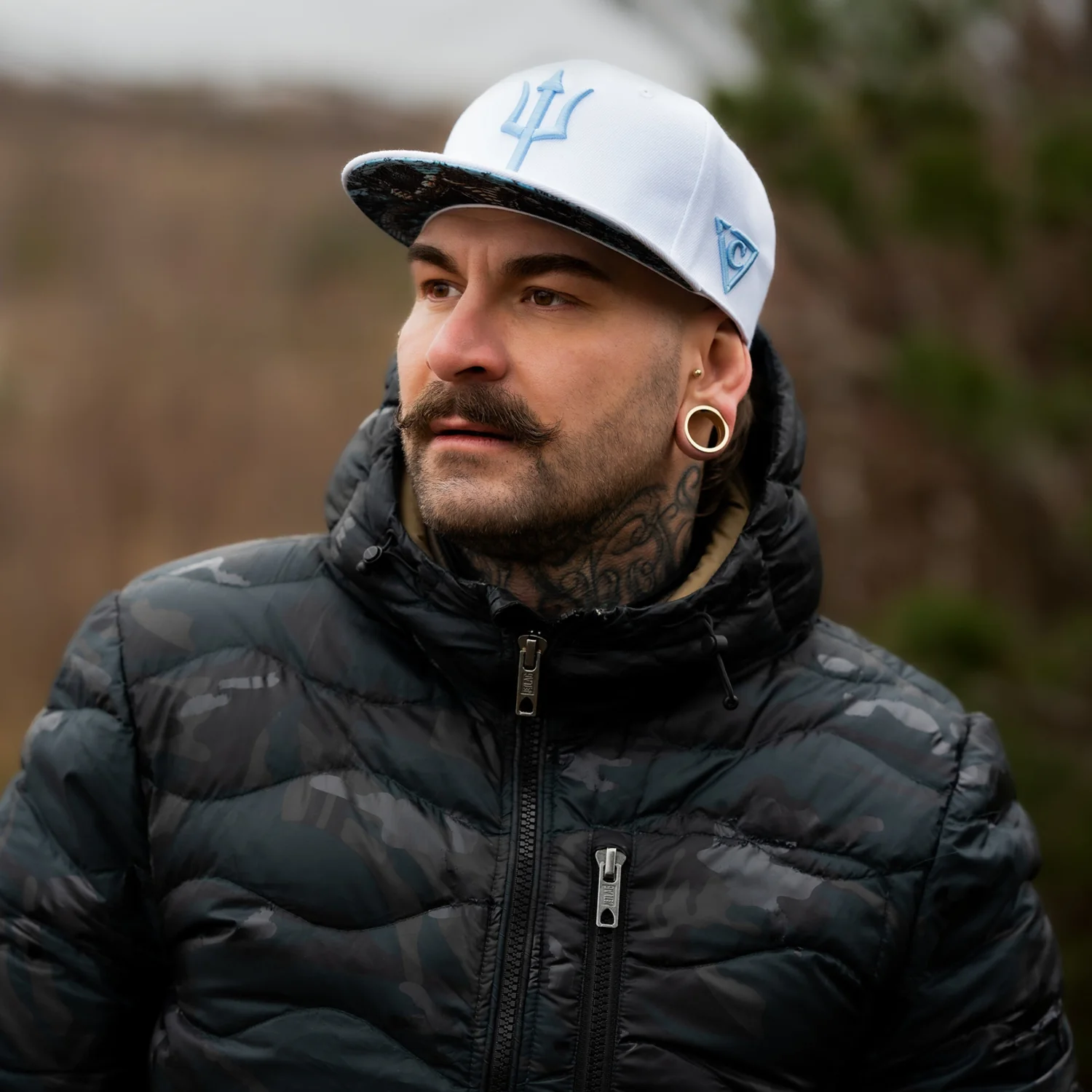 White Poseidon Snapback - White - Image 11