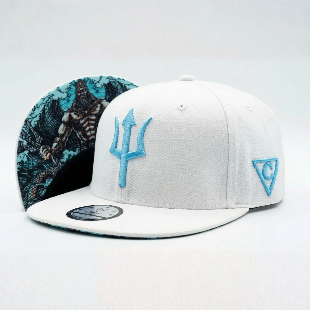 White Poseidon Snapback - White - Image 5