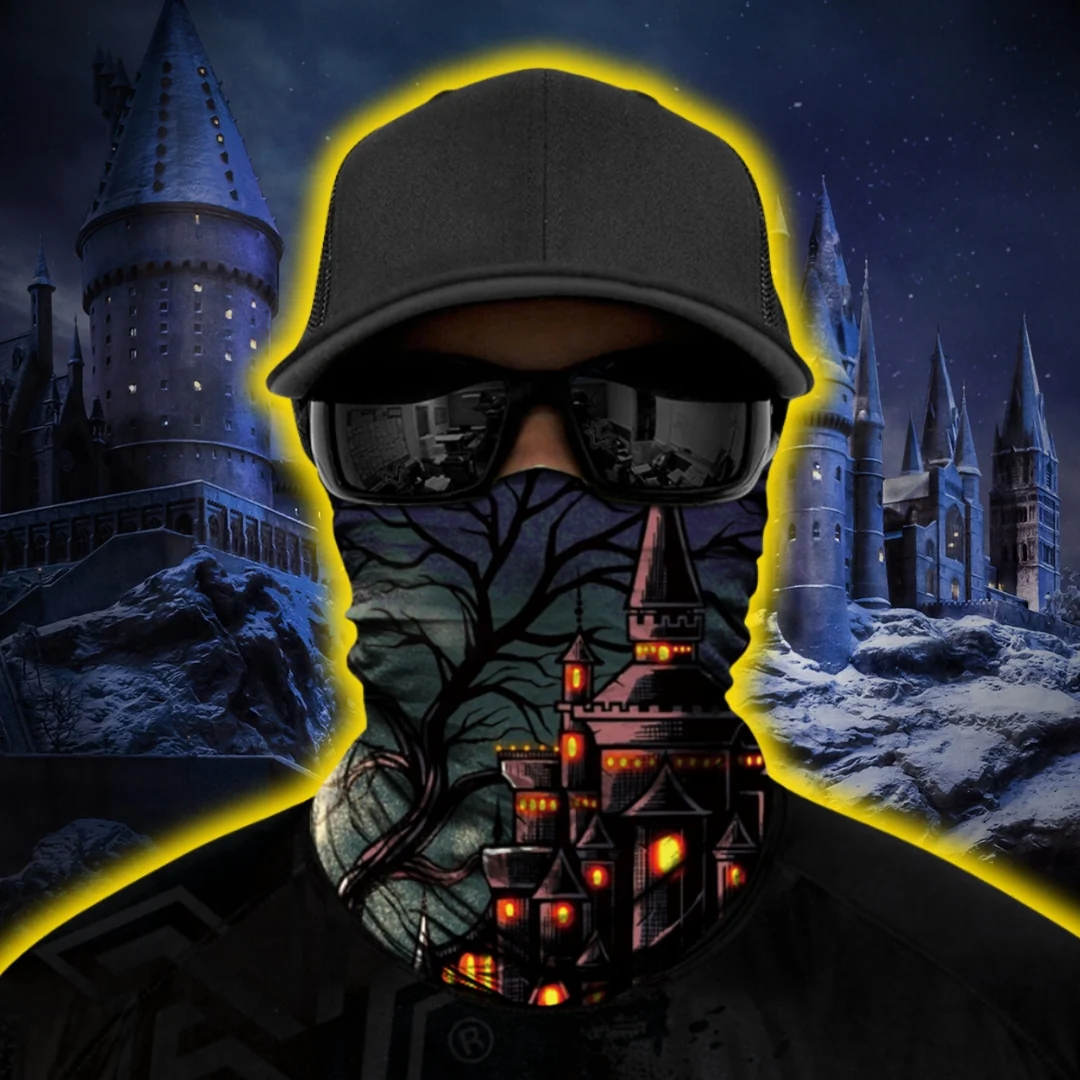 Wizard School Biker Mask - Black - Image 3
