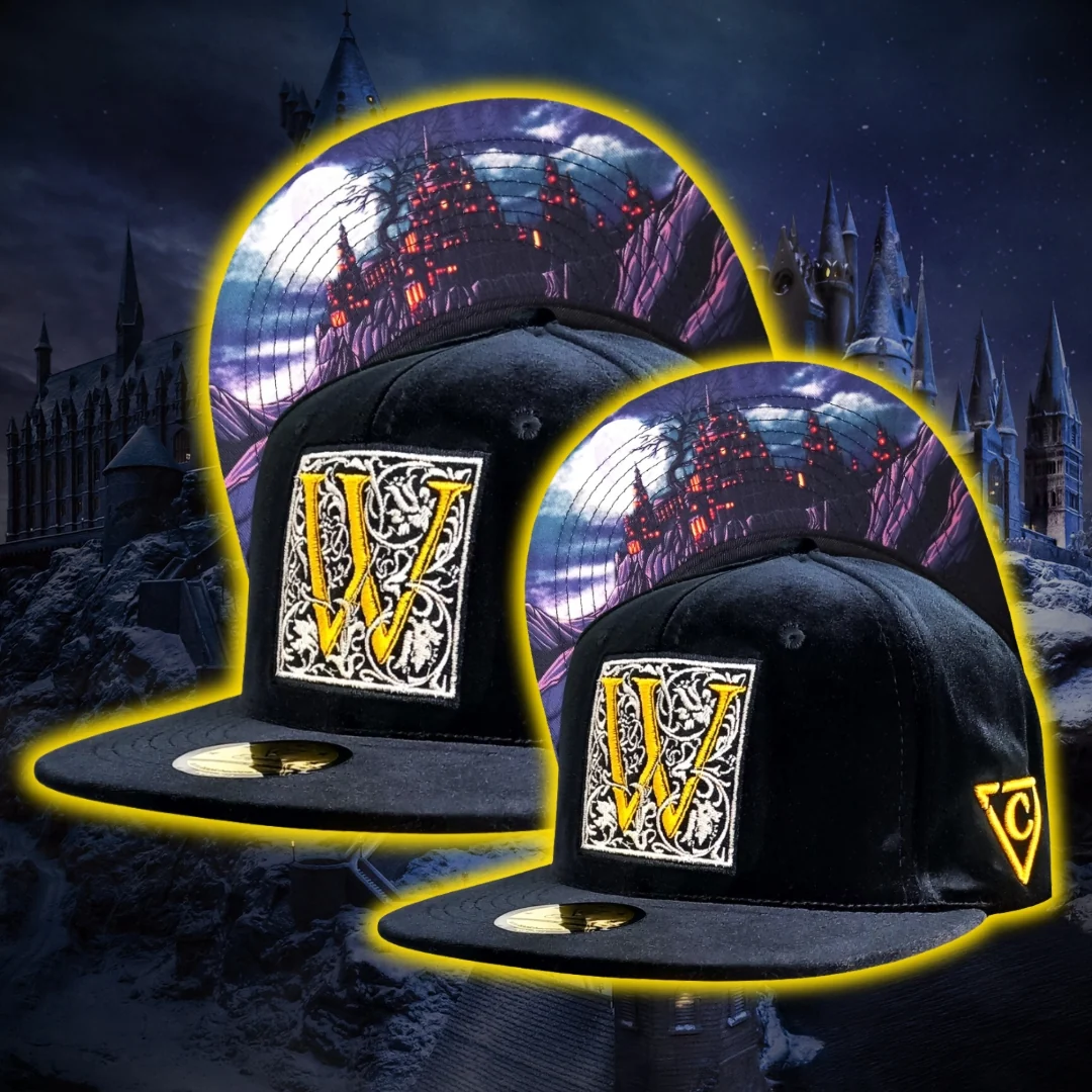 Wizard School Snapback - Black Velvet - Image 6