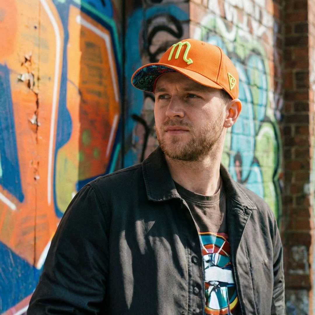 Zodiac Scorpio Curved Cap - COLOR-CHANGING Red/Orange - Image 3