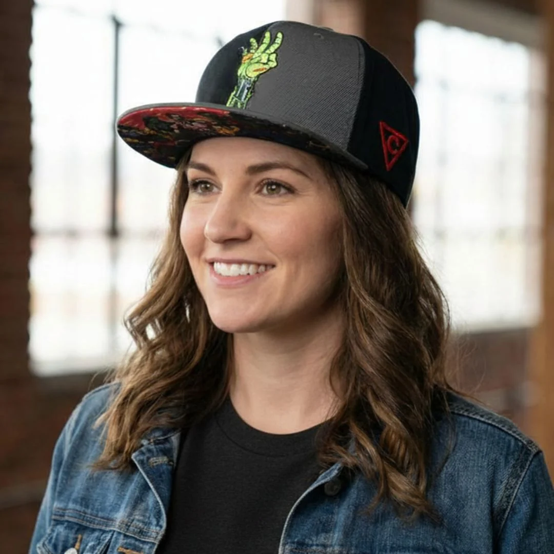 Zombie Killer Snapback - 50/50 Grey/Black - Image 11